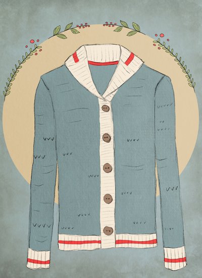 Sock Monkey Sweater, 2019 (digital) de Roberta Murray