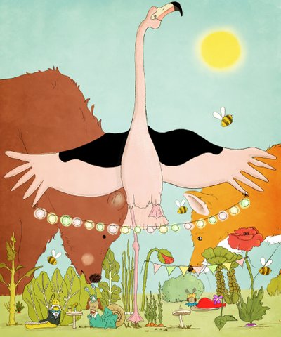 The Garden Party, 2020 (digital) de Roberta Murray