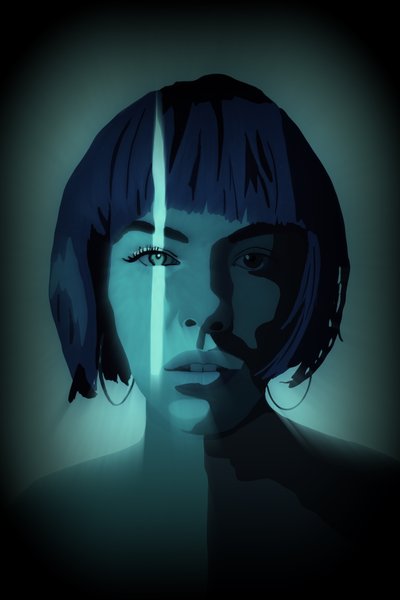 Thin Blue Line, 2022 (digital) de Roberta Murray
