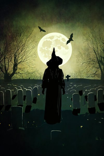 Witchy Moon, 2022 (digital) de Roberta Murray