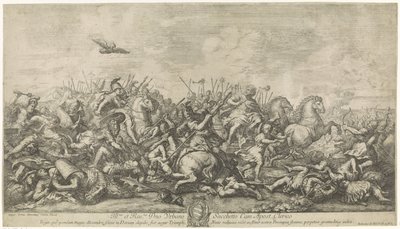 Batalla entre Alejandro Magno y Darío III de Robertus de Mol