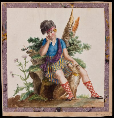 Un montañés, c.1820 (acuarela sobre papel) de Robiano