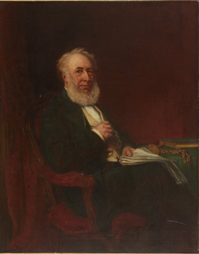 Retrato del concejal Terrot Glover (óleo sobre tabla) de Robinson (style of) Elliott