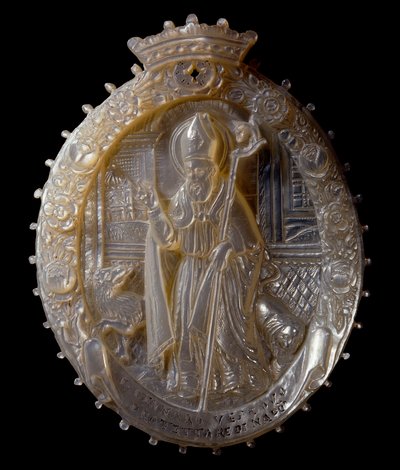 Camafeo en nácar de San Gennaro el vicario de Roc Salomon