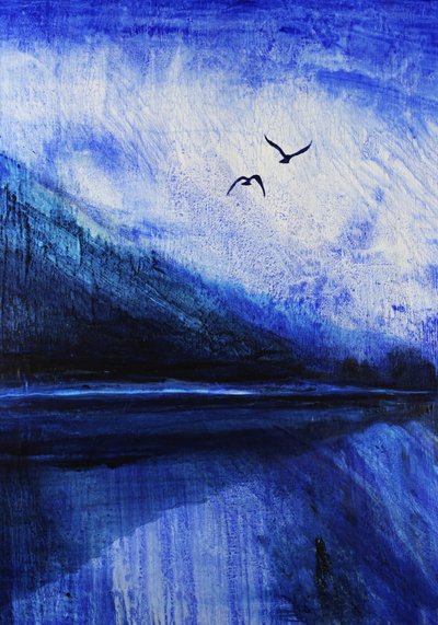 Las aves del lago Blue Mountain de RodMacIver