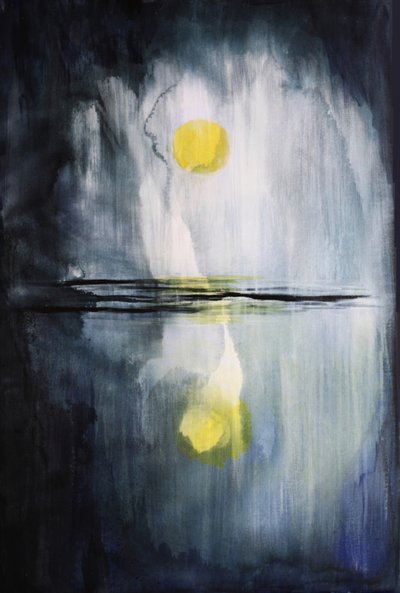 Reflejo de la luna amarilla de RodMacIver