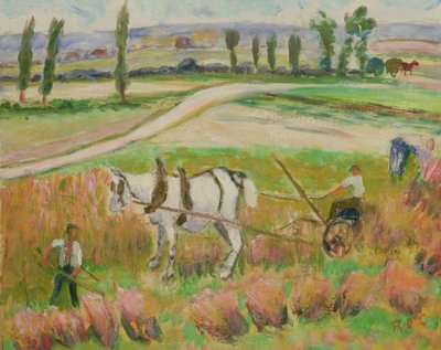 Cosecha con un caballo blanco de Roderic OConor
