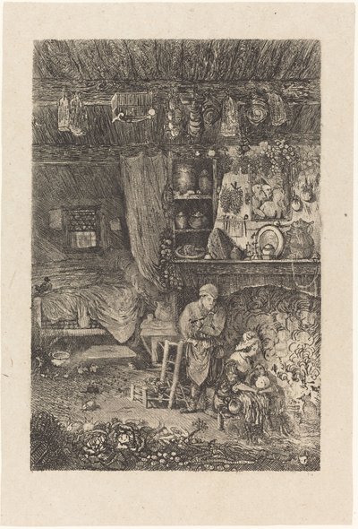 Interior Flamenco de Rodolphe Bresdin