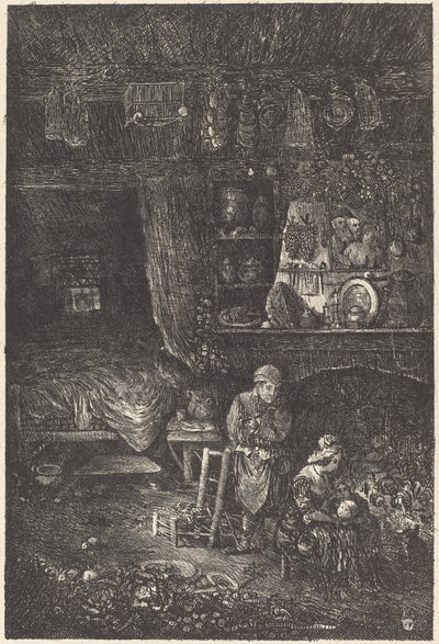 Interior Flamenco de Rodolphe Bresdin