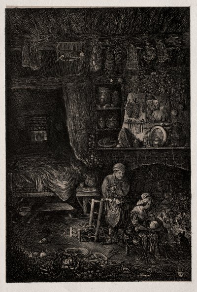 Interior flamenco de Rodolphe Bresdin