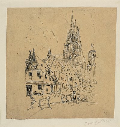 Catedral gótica de Rodolphe Bresdin