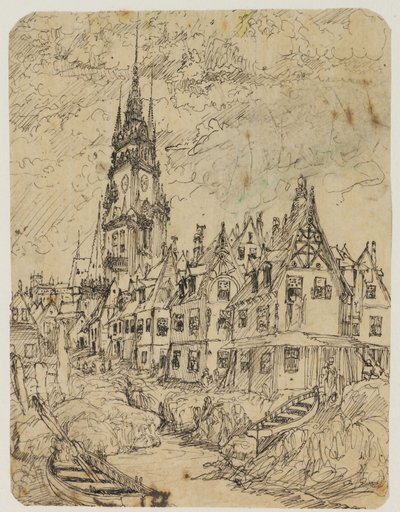 Pueblo marítimo de Rodolphe Bresdin