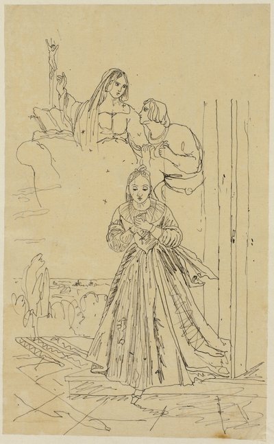 Refugio en la oración de Rodolphe Bresdin