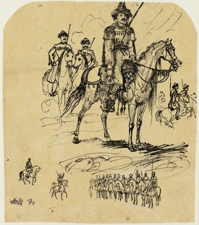 Caballería rusa de Rodolphe Bresdin