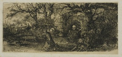 San Antonio y la muerte de Rodolphe Bresdin