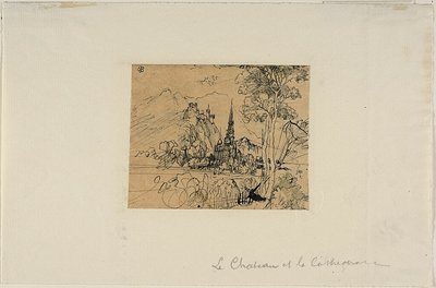 El castillo y la catedral de Rodolphe Bresdin