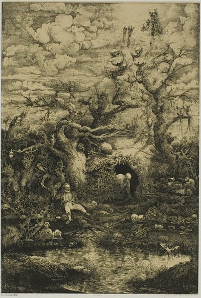 La comedia de la muerte (La comédie de la mort) de Rodolphe Bresdin