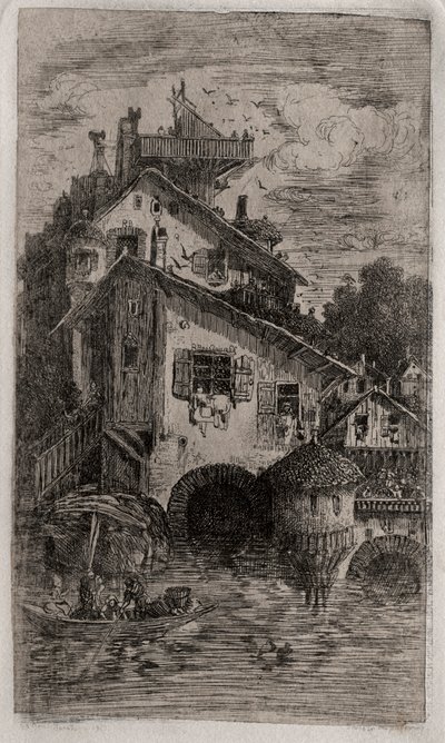 El molino, 1866 de Rodolphe Bresdin