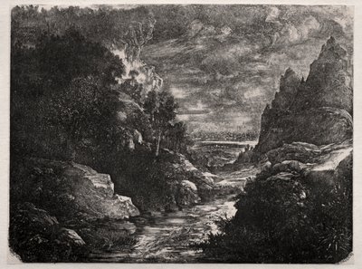 El arroyo de la montaña de Rodolphe Bresdin