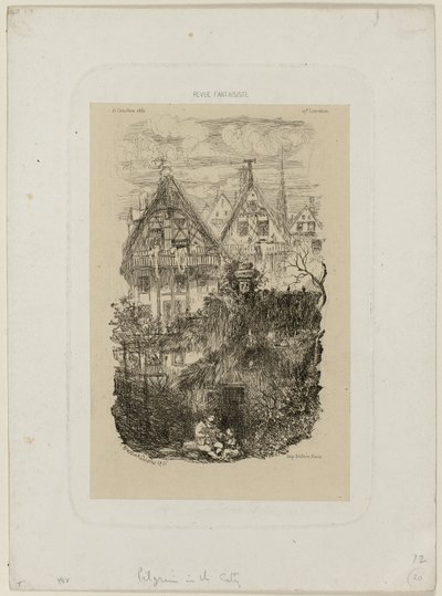El vecindario, de Revue Fantaisiste de Rodolphe Bresdin