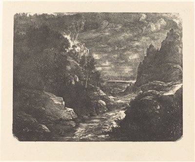 El arroyo en la garganta de Rodolphe Bresdin