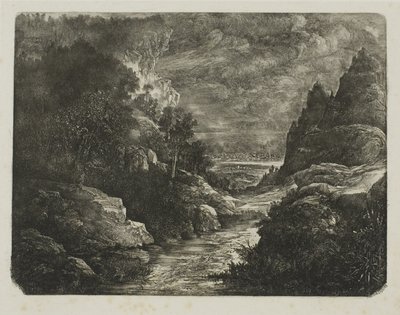 El Arroyo en la Garganta de Rodolphe Bresdin