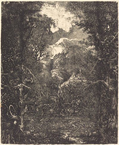 Las ciudades detrás del pantano de Rodolphe Bresdin