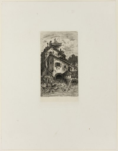 Molino de agua de Rodolphe Bresdin