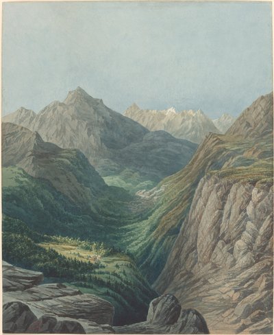 Un valle alpino de Rodolphe Leon Berthoud