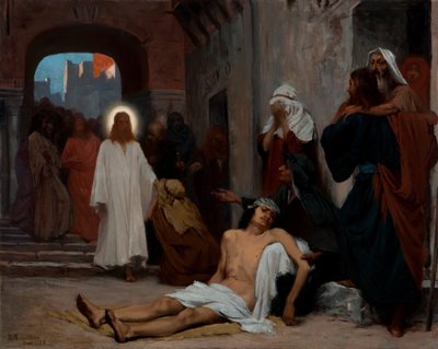 Estudio para Jesús en Capernaum de Rodolpho Amoêdo