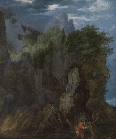 Los pescadores de cangrejos de río, c.1608 (óleo sobre lienzo) de Roelandt Jacobsz. Savery