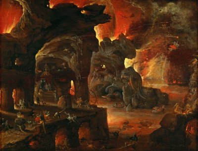 Orfeo en el inframundo de Roelandt Jacobsz. Savery