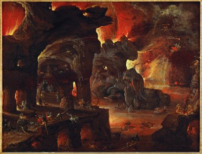 Orfeo en los infiernos de Roelandt Jacobsz. Savery