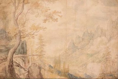 Paisaje Alpino, c.1606-7 de Roelandt Jacobsz. Savery