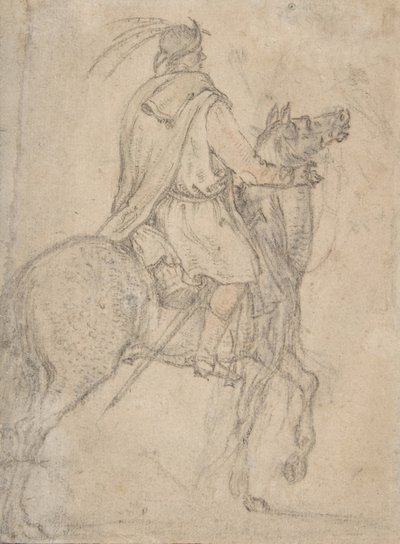 Un Jinete Húngaro, finales del siglo XVI-mediados del siglo XVII de Roelandt Savery