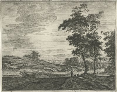 En el borde del Haagse Bos Rostros en Haagse Bos (título de la serie) de Roelant Roghman