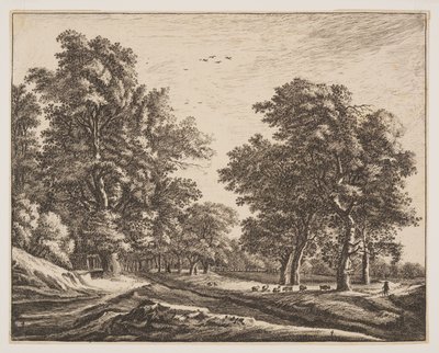 No. 4, de Seis vistas en el bosque de La Haya de Roelant Roghman