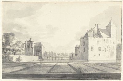 Vista de Huis Beverweerd, vista desde el noreste de Roelant Roghman