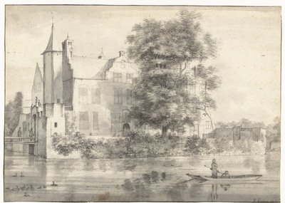 Vista de Huis te Rhoon, vista desde el sur de Roelant Roghman