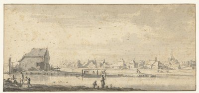 Vista de Sloterdijk, cerca de Ámsterdam de Roelant Roghman