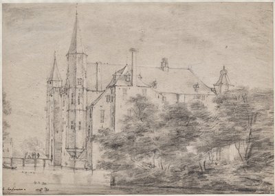 Castillo Zuylen cerca de Utrecht de Roelant Roghman