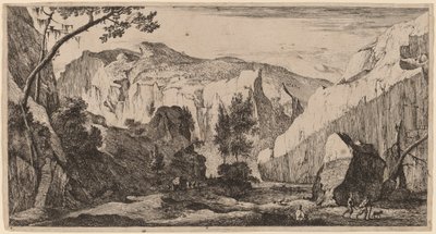 Paisaje rocoso: pl.2 de Roelant Roghman and Melchior Küsel
