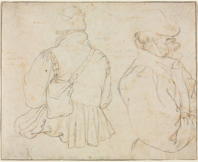 Dos campesinos bohemios en medio cuerpo, c. 1605-1610 de Roelant Savery