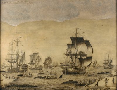Balleneros holandeses en el hielo de Roelof van Salm