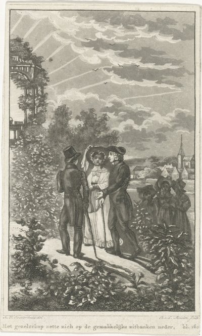 escalando una colina de Roelof van der Meulen