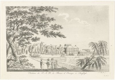 Vista del Palacio de Soestdijk de Roelof van der Meulen