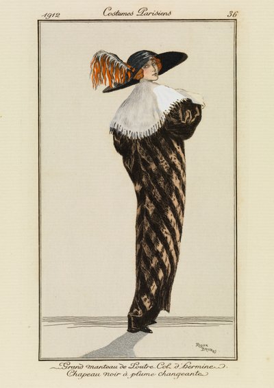 Lámina 36 de "Costumes Parisiens de Roger Broders