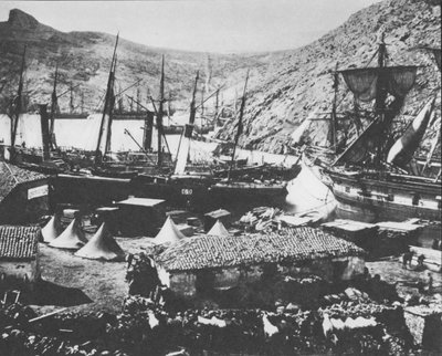 Puerto de Balaclava durante la Guerra de Crimea de Roger Fenton