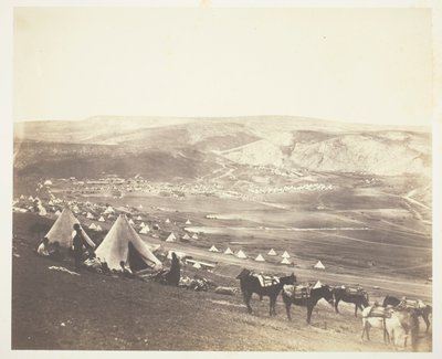 Campamento de caballería, Balaklava de Roger Fenton