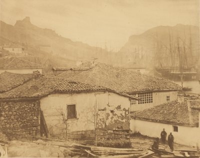 Casas rurales en Balaklava de Roger Fenton